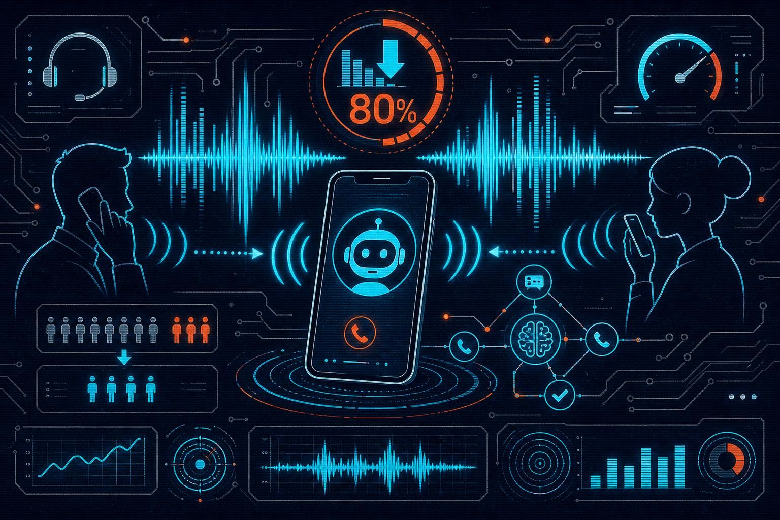 découvrez notre callbot ia pour service client, conçu pour réduire le temps d'attente de 80% et améliorer l'expérience utilisateur grâce à une assistance rapide et efficace.