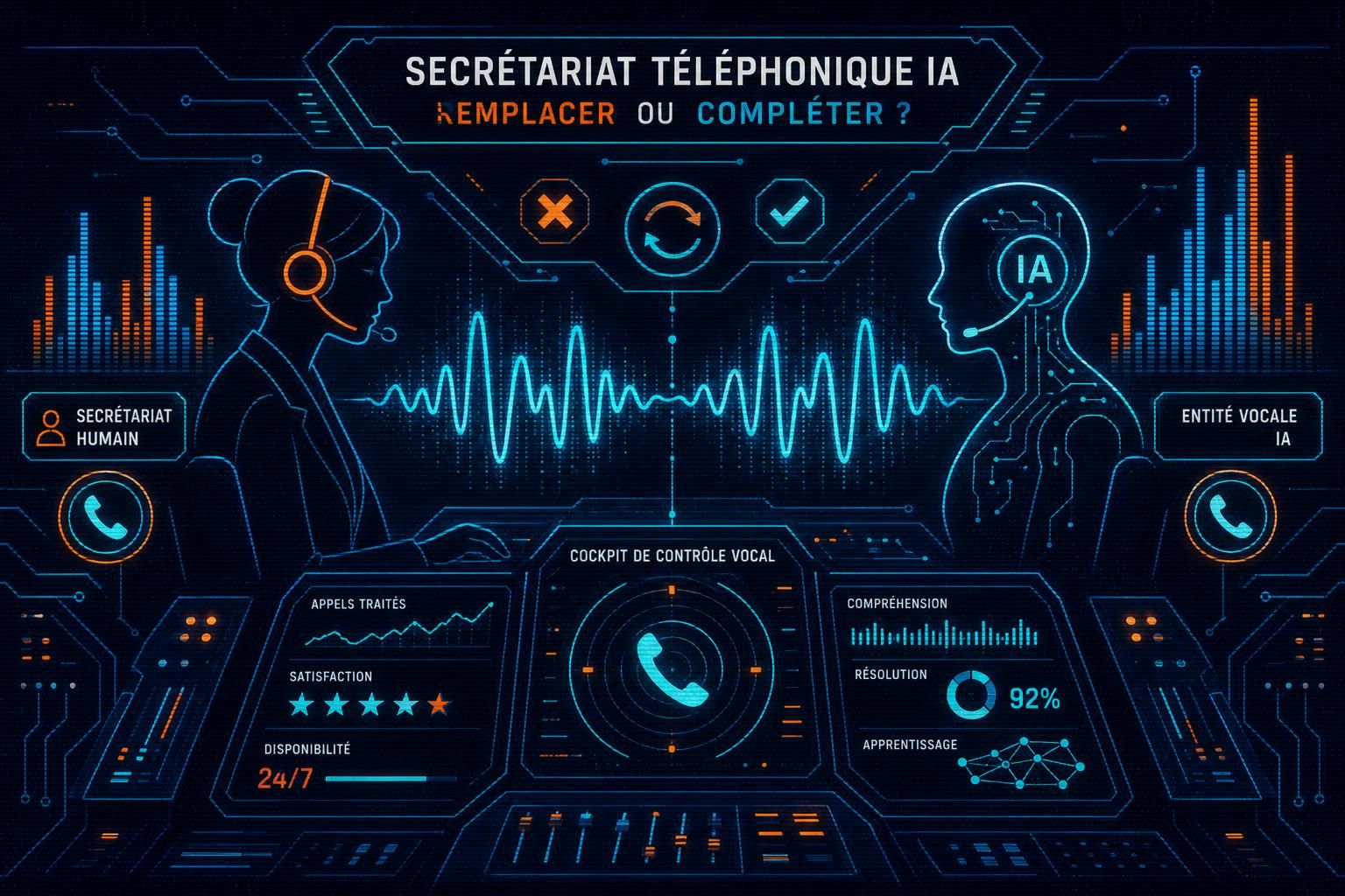 découvrez comment le secrétariat téléphonique doté d'ia peut remplacer ou compléter vos services traditionnels pour une gestion efficace et moderne de vos communications.